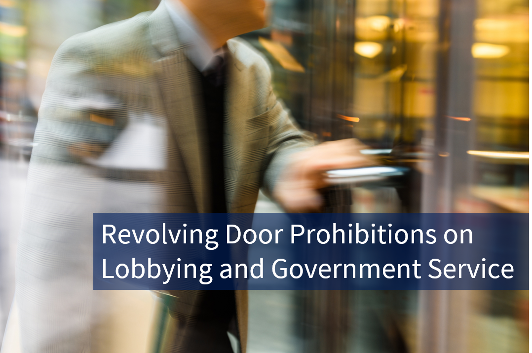 Revolving Door Prohibitions